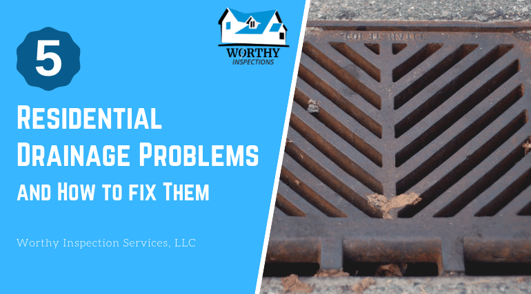5 Residential Drainage Problems and How to Fix Them